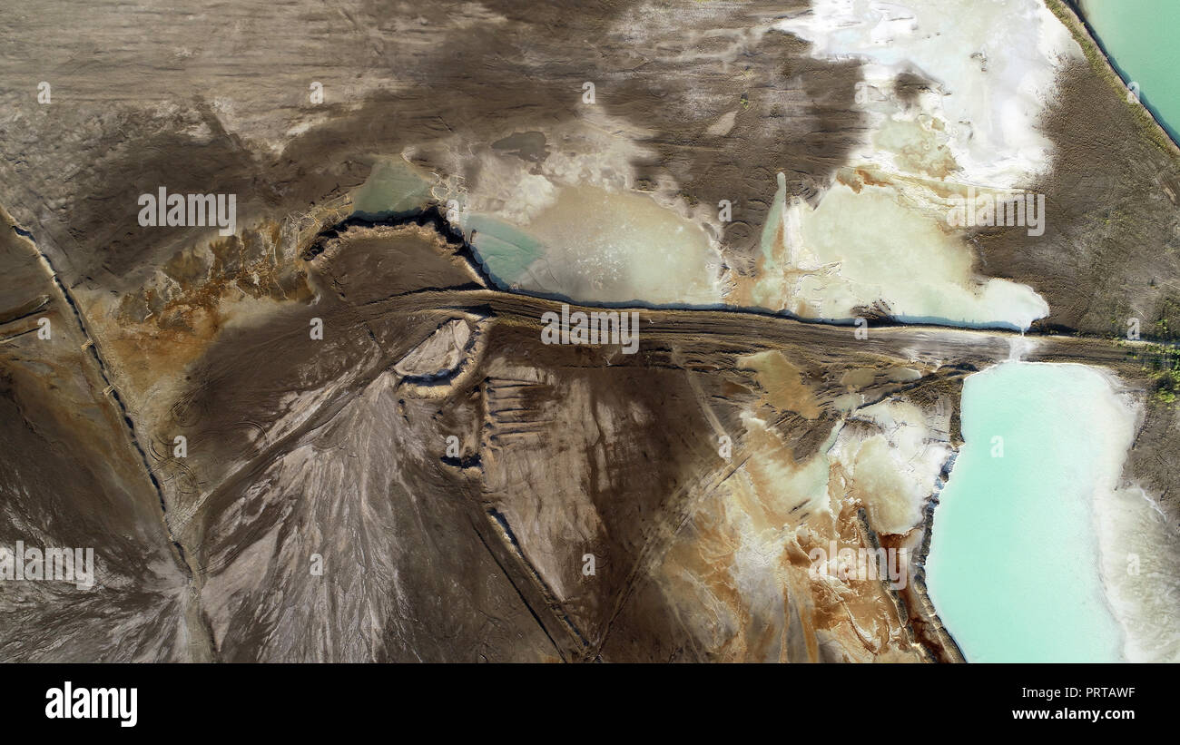 Aerial landscape from the drone Stock Photo - Alamy