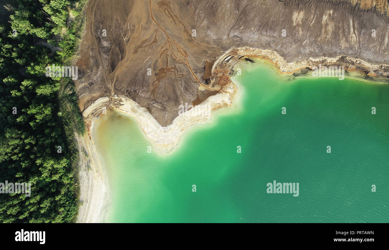 Aerial landscape from the drone Stock Photo - Alamy