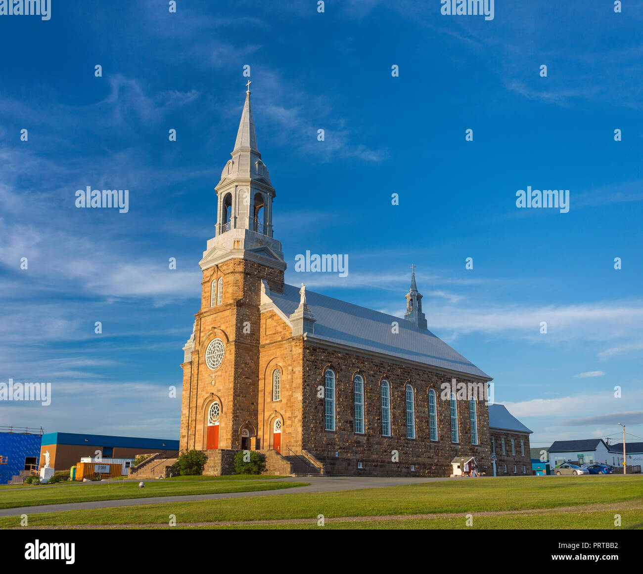CHETICAMP, NOVA SCOTIA, CANADA - St. Peter's Church, Cape Breton Island. Stock Photo