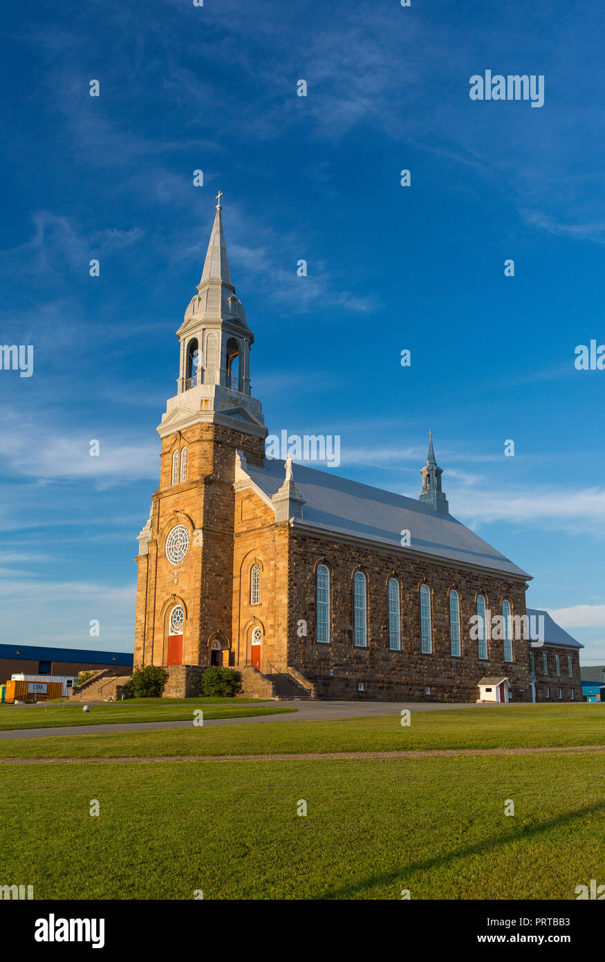 CHETICAMP, NOVA SCOTIA, CANADA - St. Peter's Church, Cape Breton Island. Stock Photo