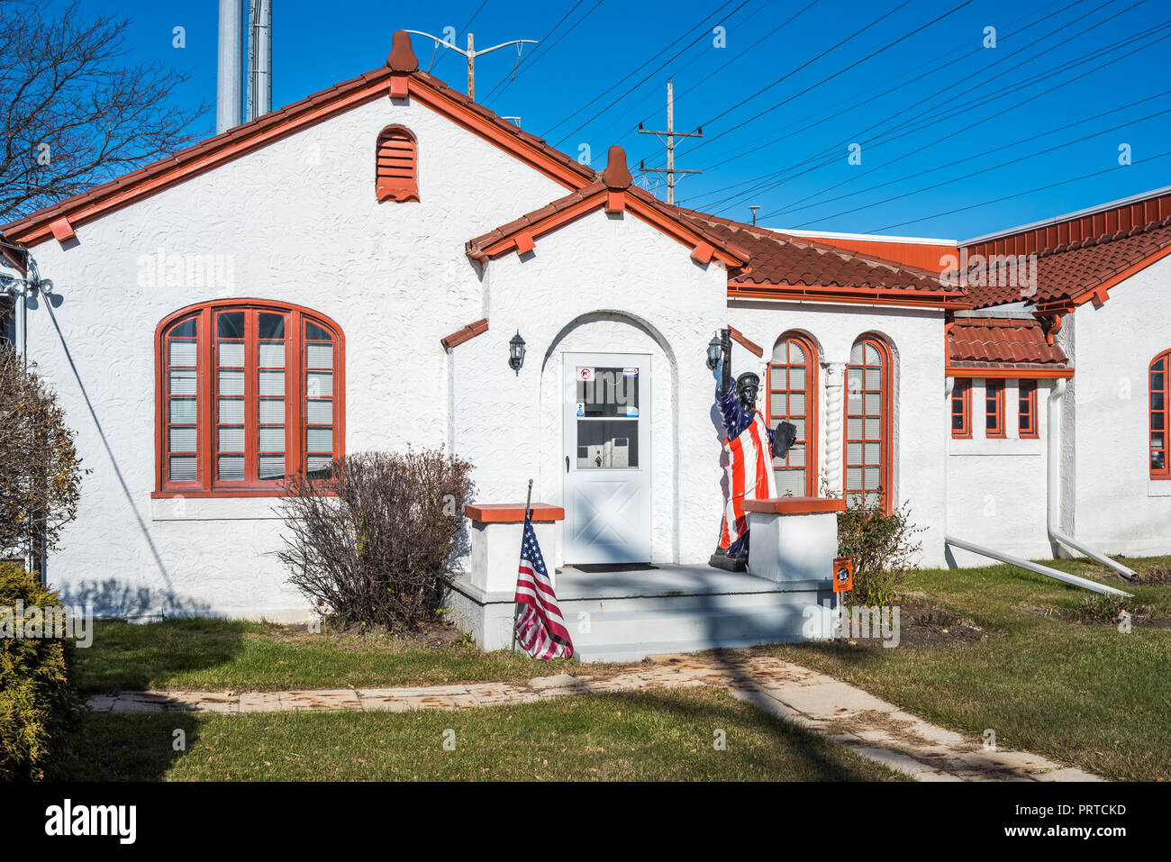 Briergate station on the North Shore line Stock Photo Alamy