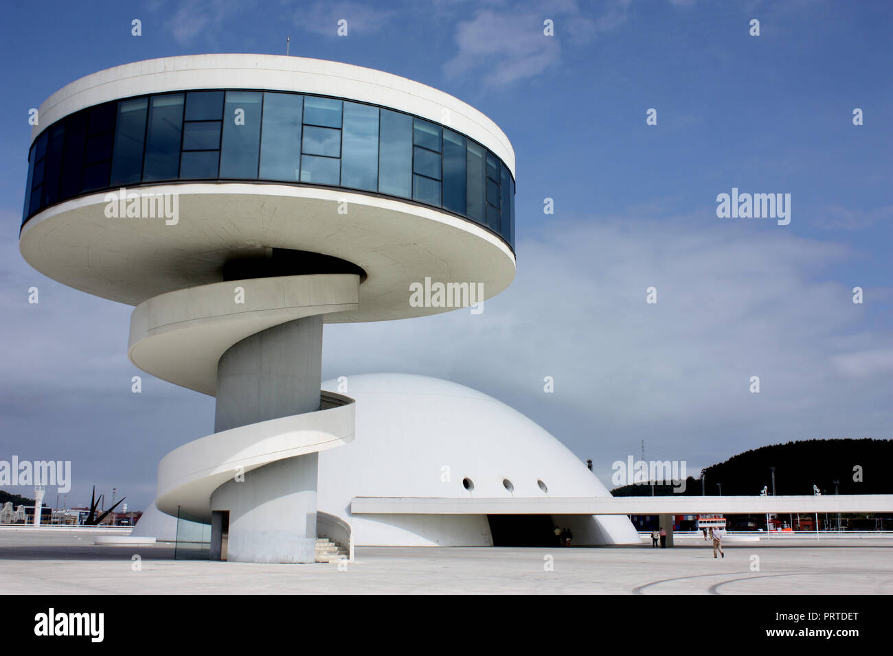 Oscar Niemeyer International Cultural Centre, Aviles, Asturias, Spain Stock Photo