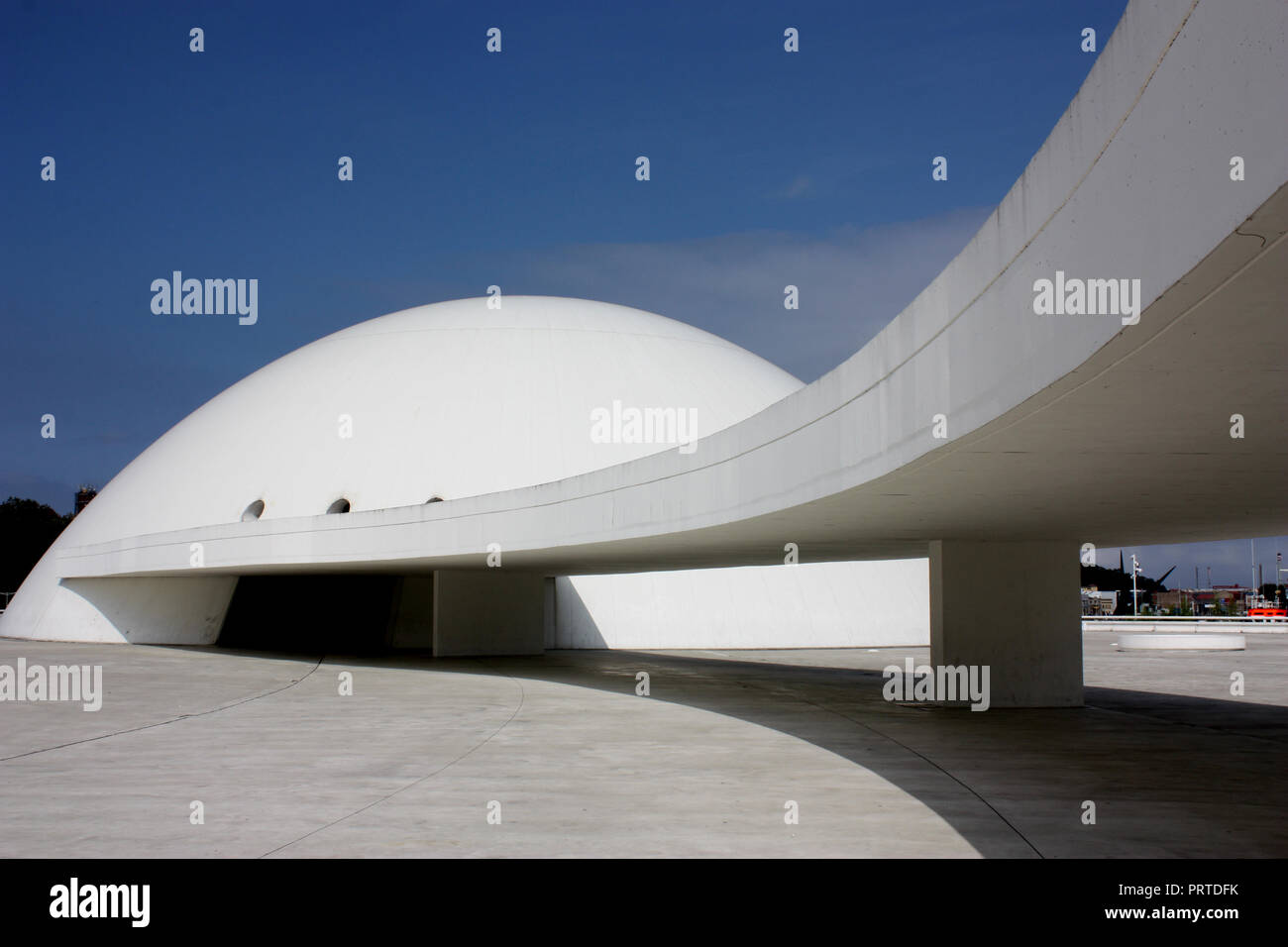 Oscar Niemeyer International Cultural Centre, Aviles, Asturias, Spain Stock Photo
