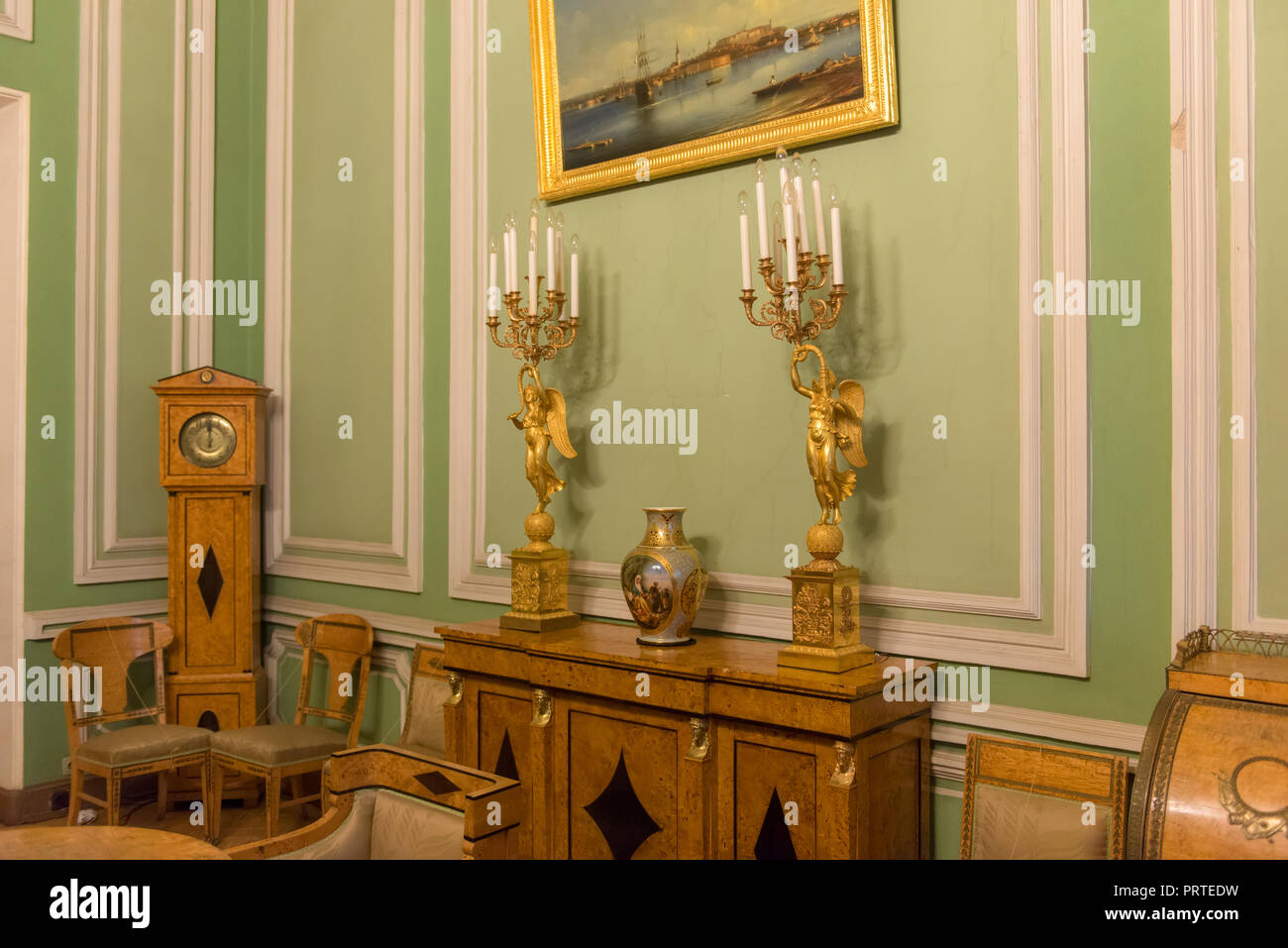 SAINT PETERSBURG, RUSSIA - AUGUST 22, 2017: the interiors of the Yusupov Palace on the Moika river embankment, 94. Stock Photo