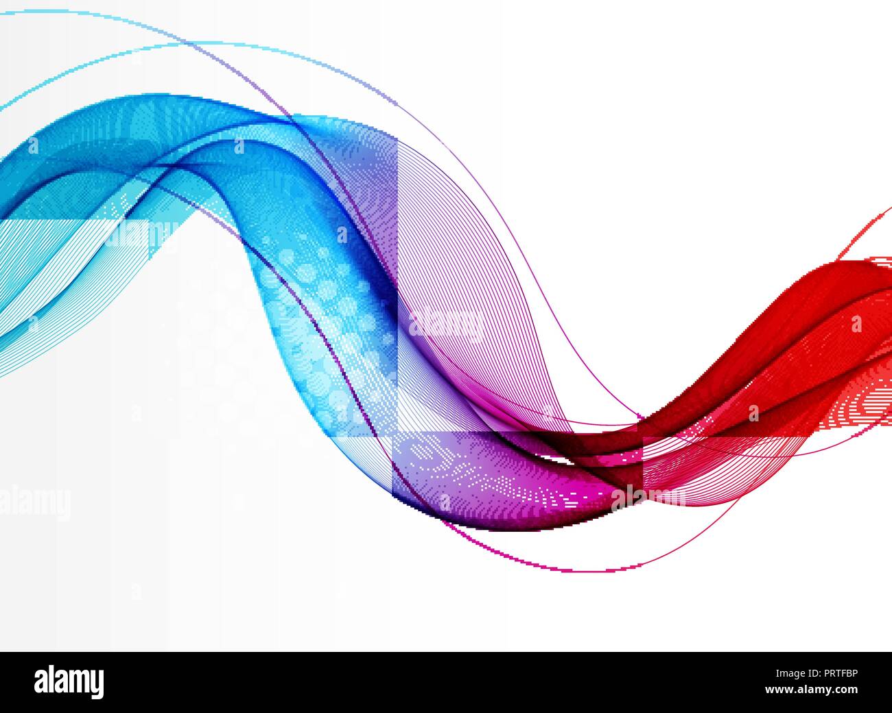 Abstract wave vector background rainbow Stock Vector Images - Alamy