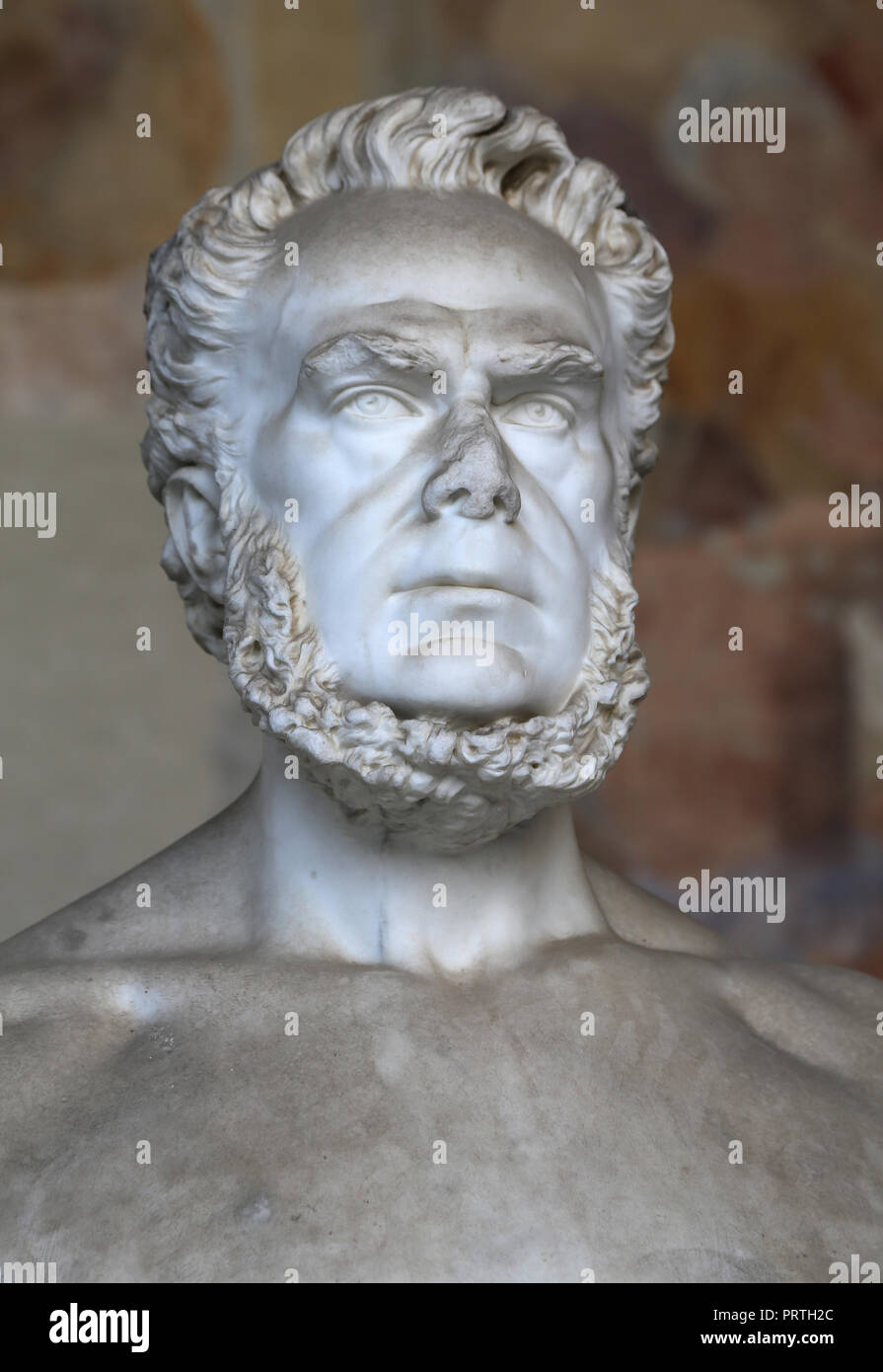 Carlo Matteucci (1811-1868). Italian physcist and neurophysiologist .Pionner in the study of bioelectricity. Statue. Pisa. Italy. Stock Photo