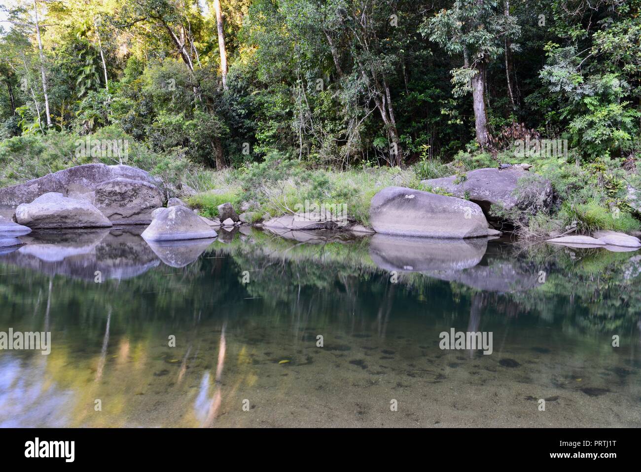 The upper reaches of South Johnstone river, South Johnstone camping
