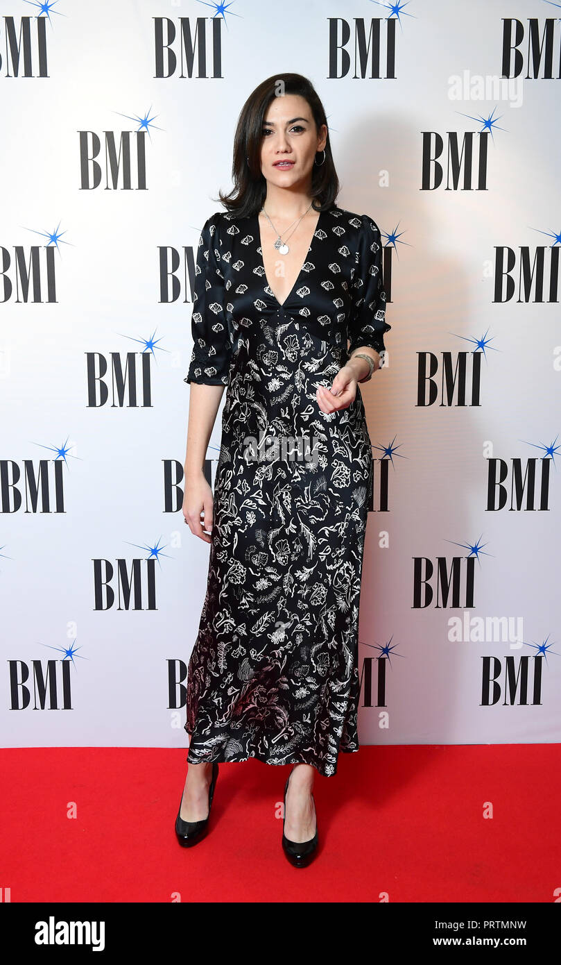 Nadine Shah Arriving For The Bmi London Awards 2018 At The