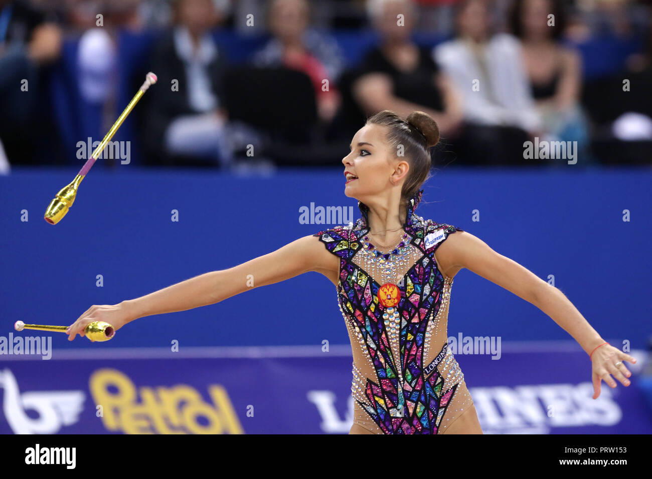 Rhythmic Gymnastics Dina Averina Clubs Poster for Sale by rhythmicdrawing