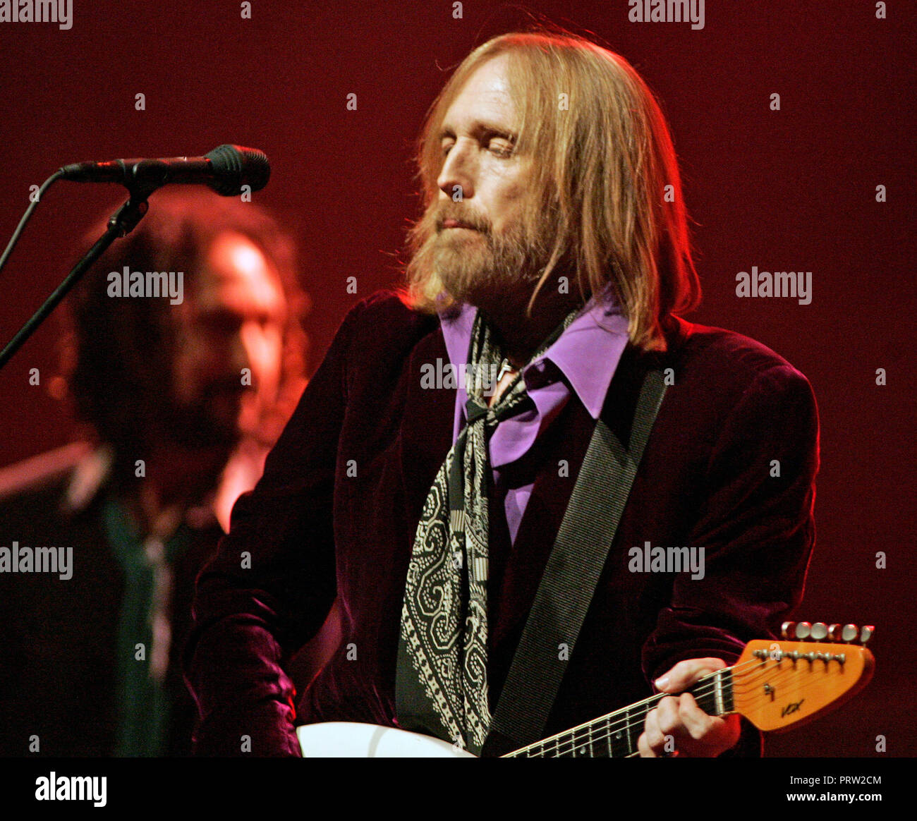 Tom Petty and the Heartbreakers perform in concert at the BankAtlantic Center in Sunrise, Florida on July 15, 2008. Stock Photo