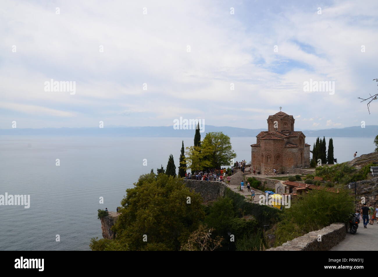 St. John the Theologian lake ohrid macedonia Stock Photo