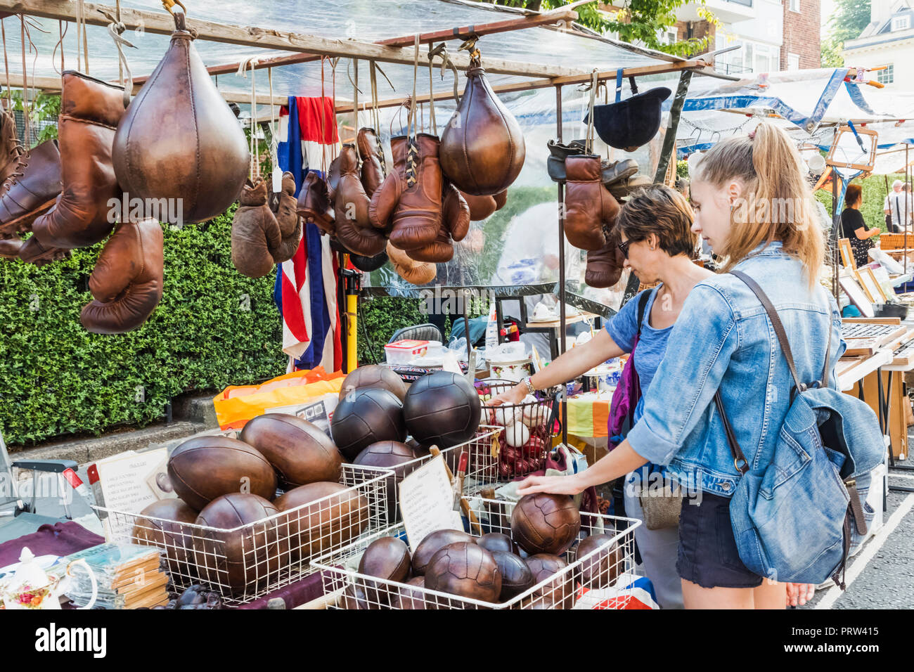 England, London, Notting Hill, Portobello Road, Shop Display of Vintage
