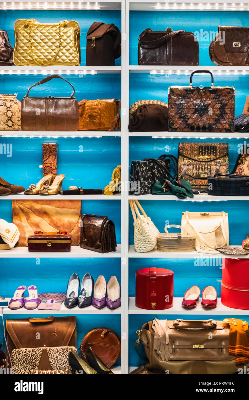 Display of vintage handbags hi-res stock photography and images - Alamy