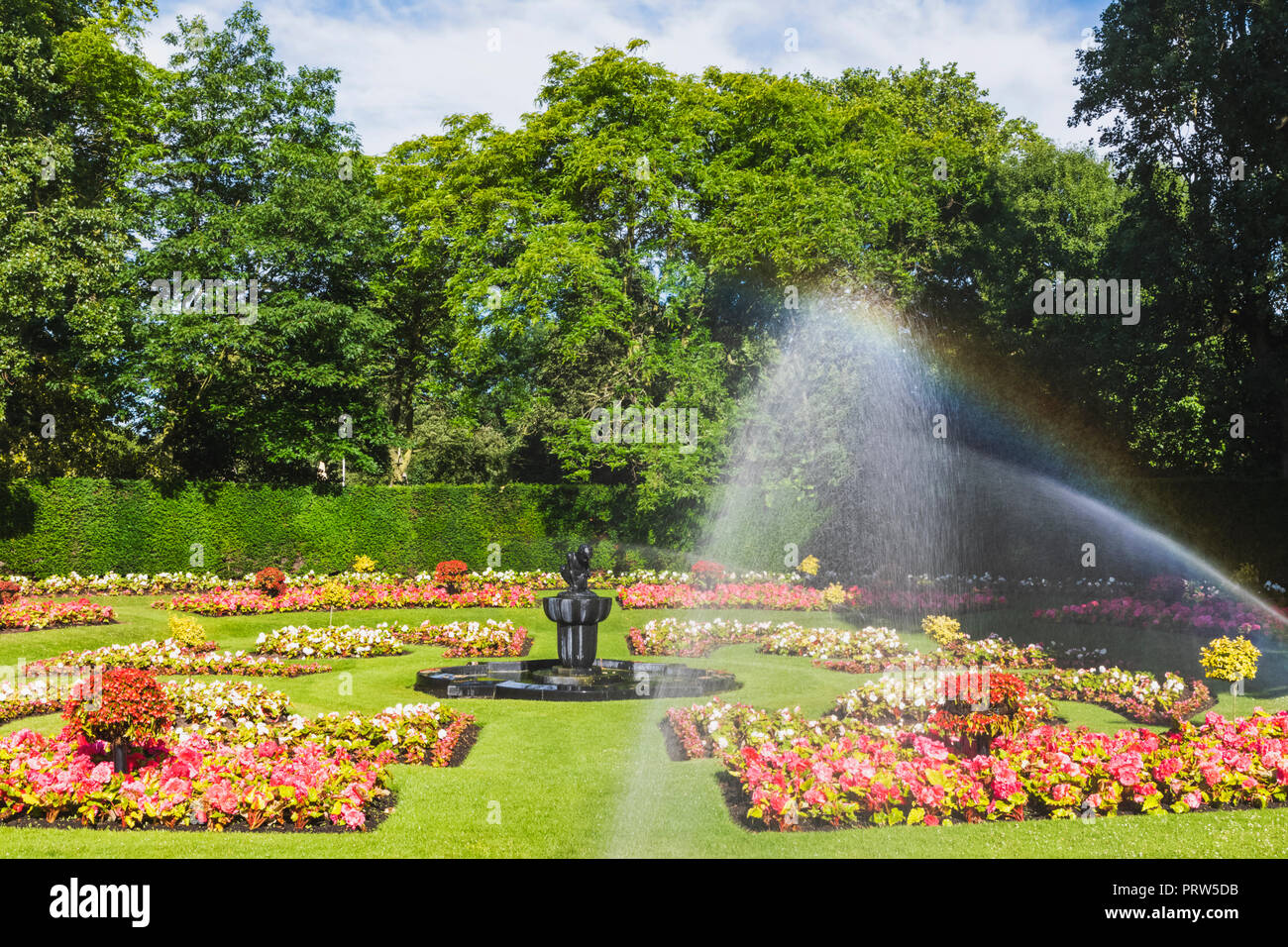 England, London, Regents Park, Queen Mary's Gardens Stock Photo