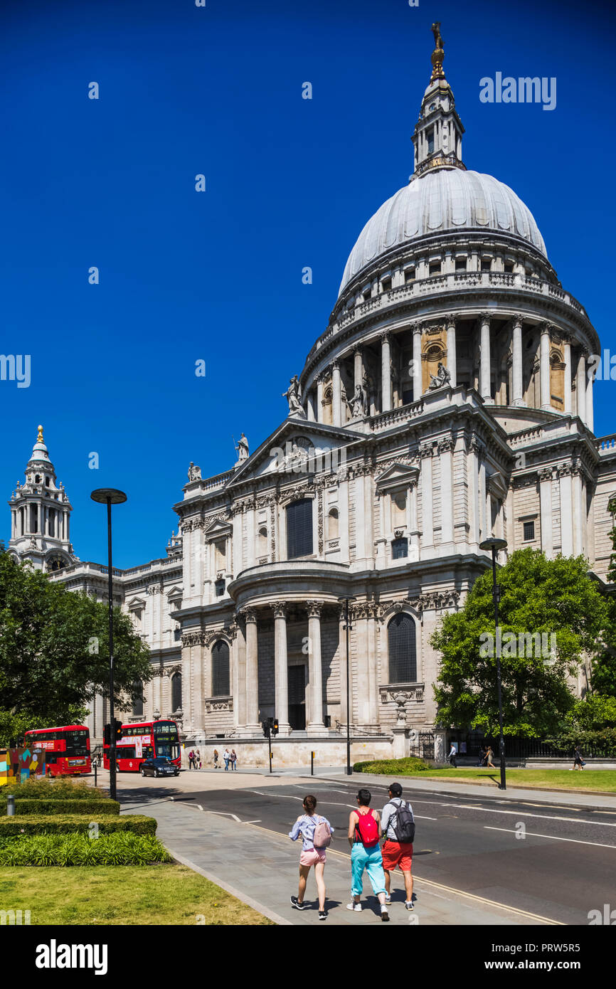 England, London, City of London, St Paul's Cathedral Stock Photo