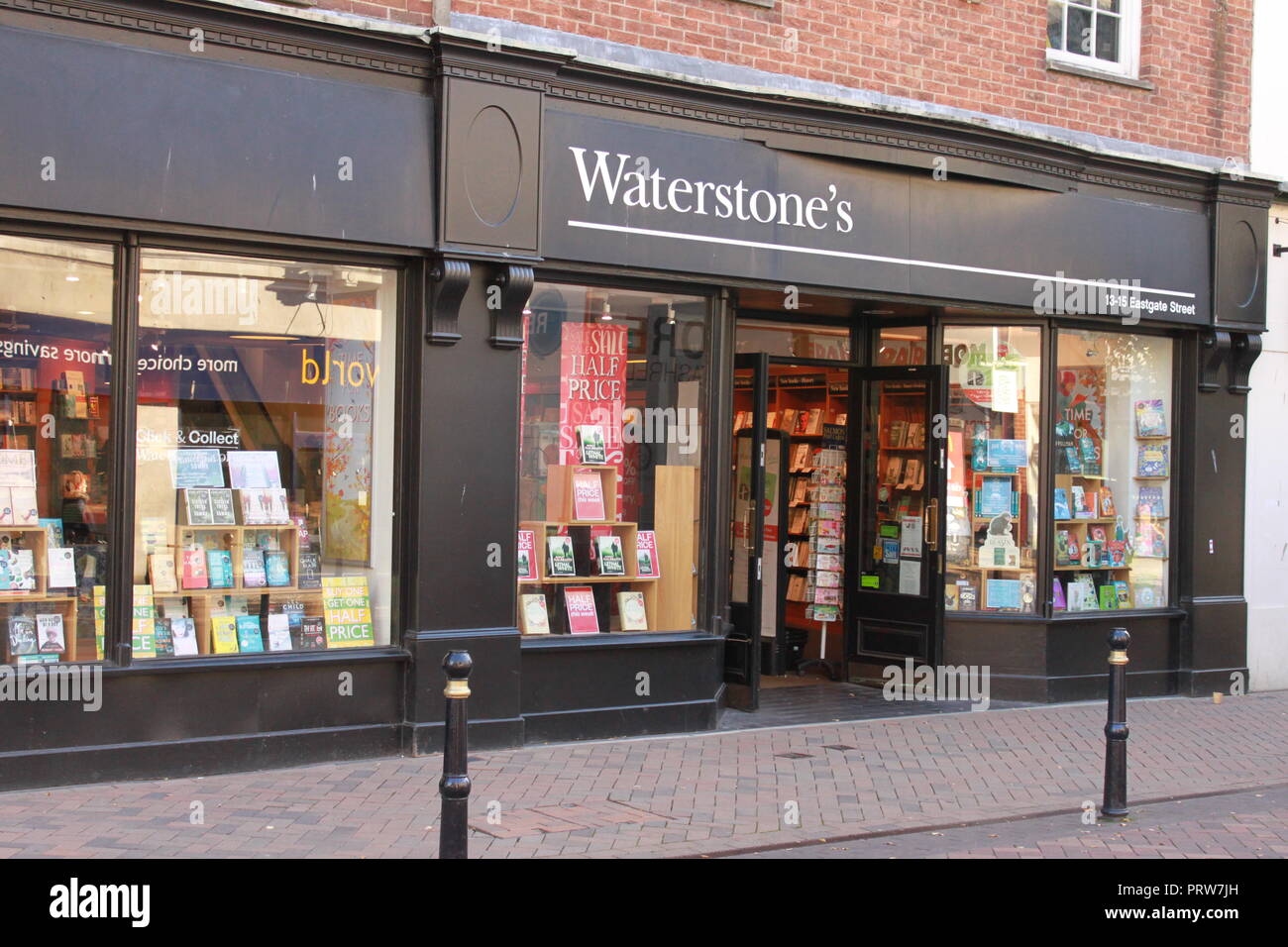 Waterstone's shop front, Gloucester Stock Photo