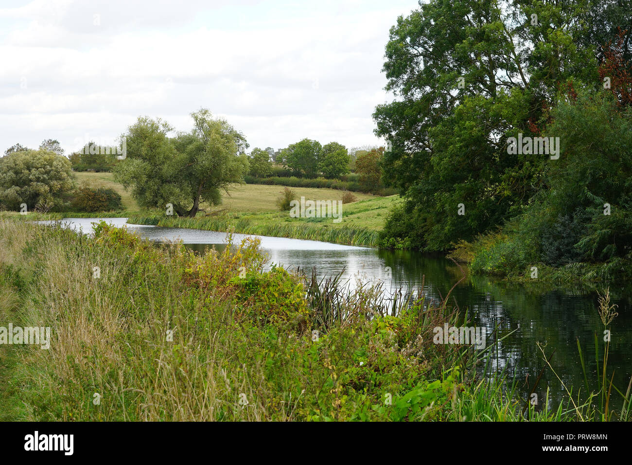 The River Nene near Oundle Stock Photo Alamy