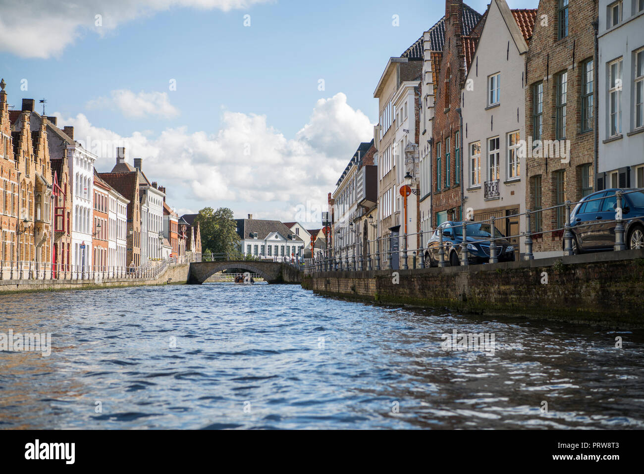 Channel of Brugge Stock Photo