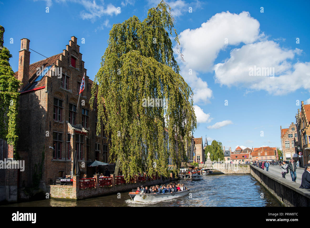 Channel Brugge Stock Photo