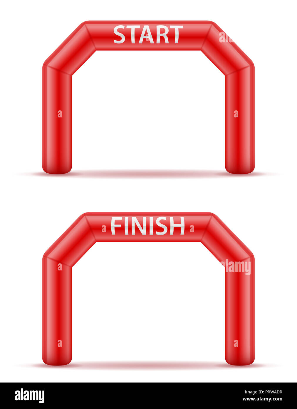 Cartoon illustration start finish line hi-res stock photography and ...