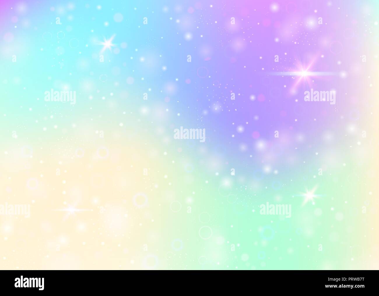 Unicorn background with rainbow mesh Stock Vector Image & Art Alamy