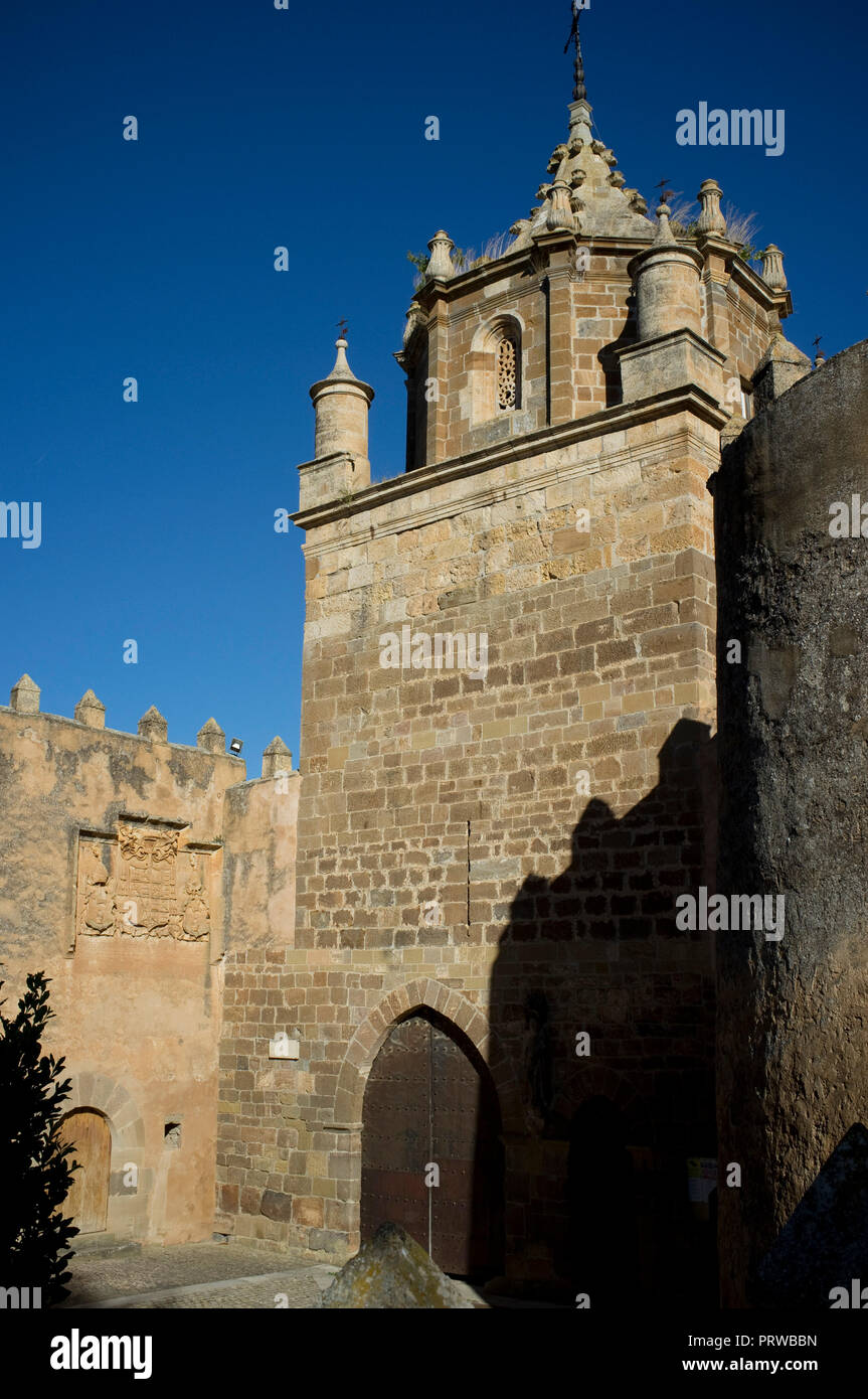 Royal Monastery of Santa Maria de Veruela, Cistercian abbey near Vera de Moncayo, in Zaragoza, Aragon, Spain. Gustavo Adolfo Becquer route. Stock Photo