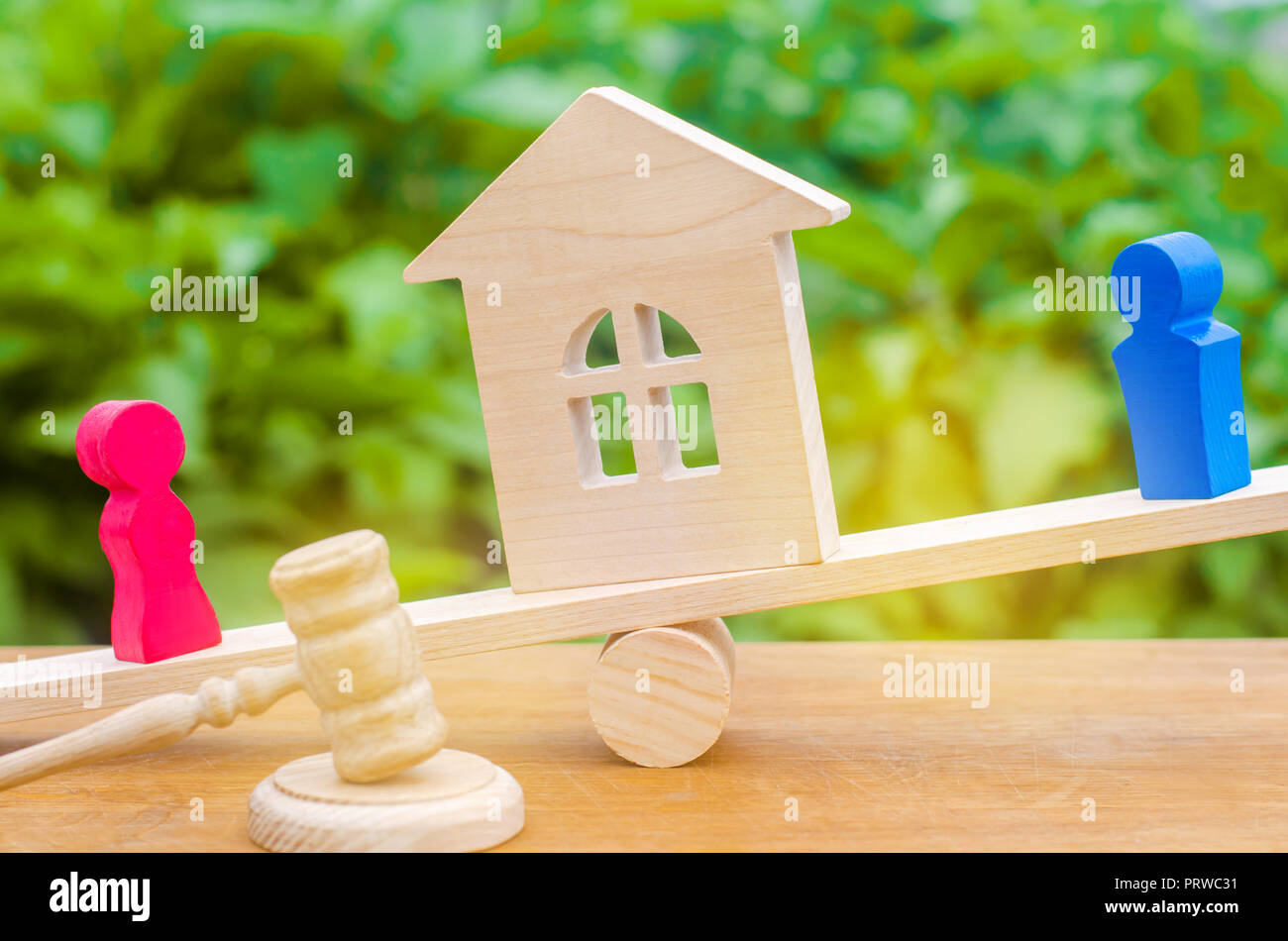 division of property by legal means. clarification of ownership of the