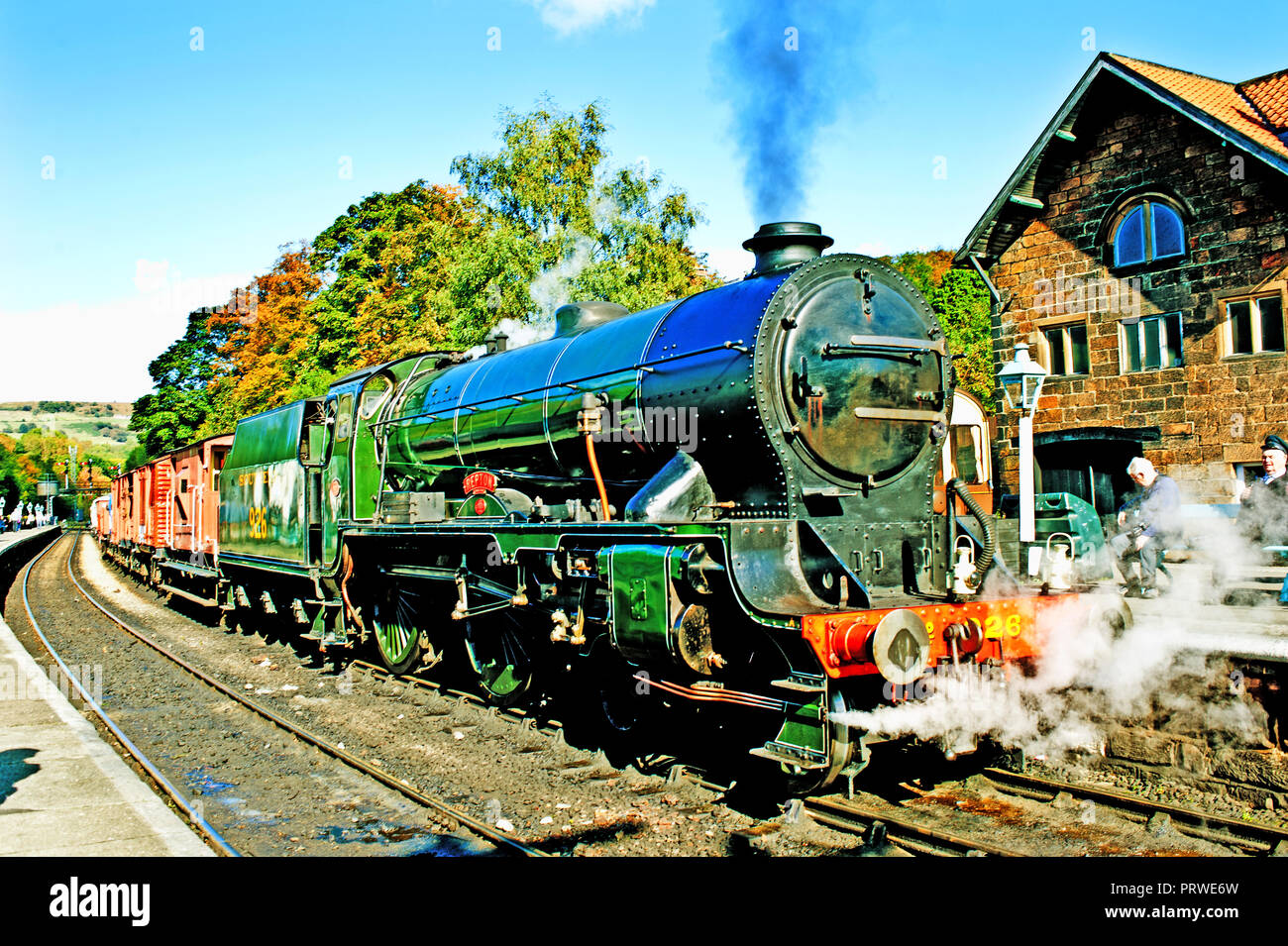 Schools Class No 926 Repton at Grosmont, North Yorkshire Moors Railway, England Stock Photo