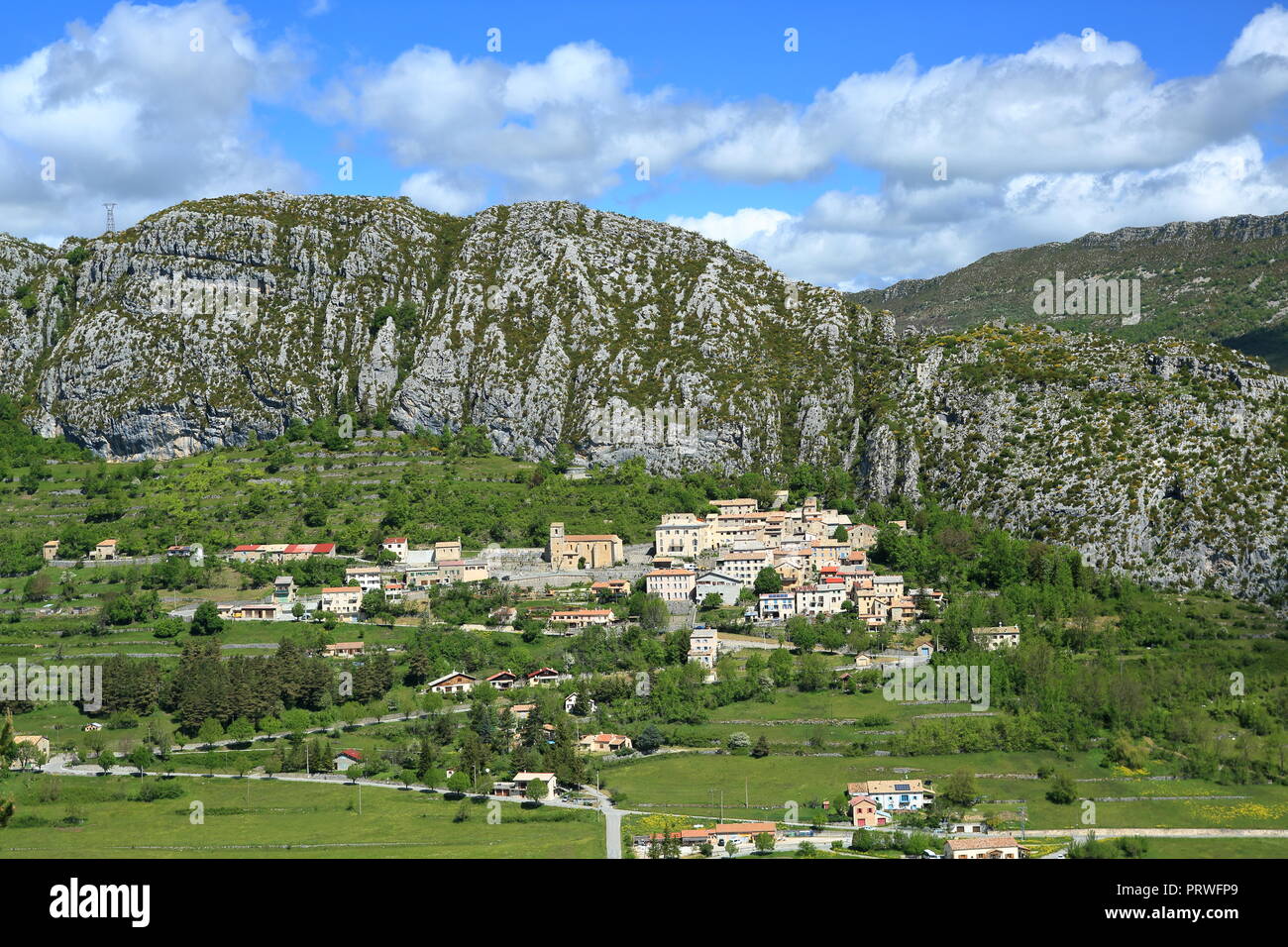 Saint Auban, Prealpes d'Azur, 06, Alpes-Maritimes, Cote d'azur, PACA, Stock Photo