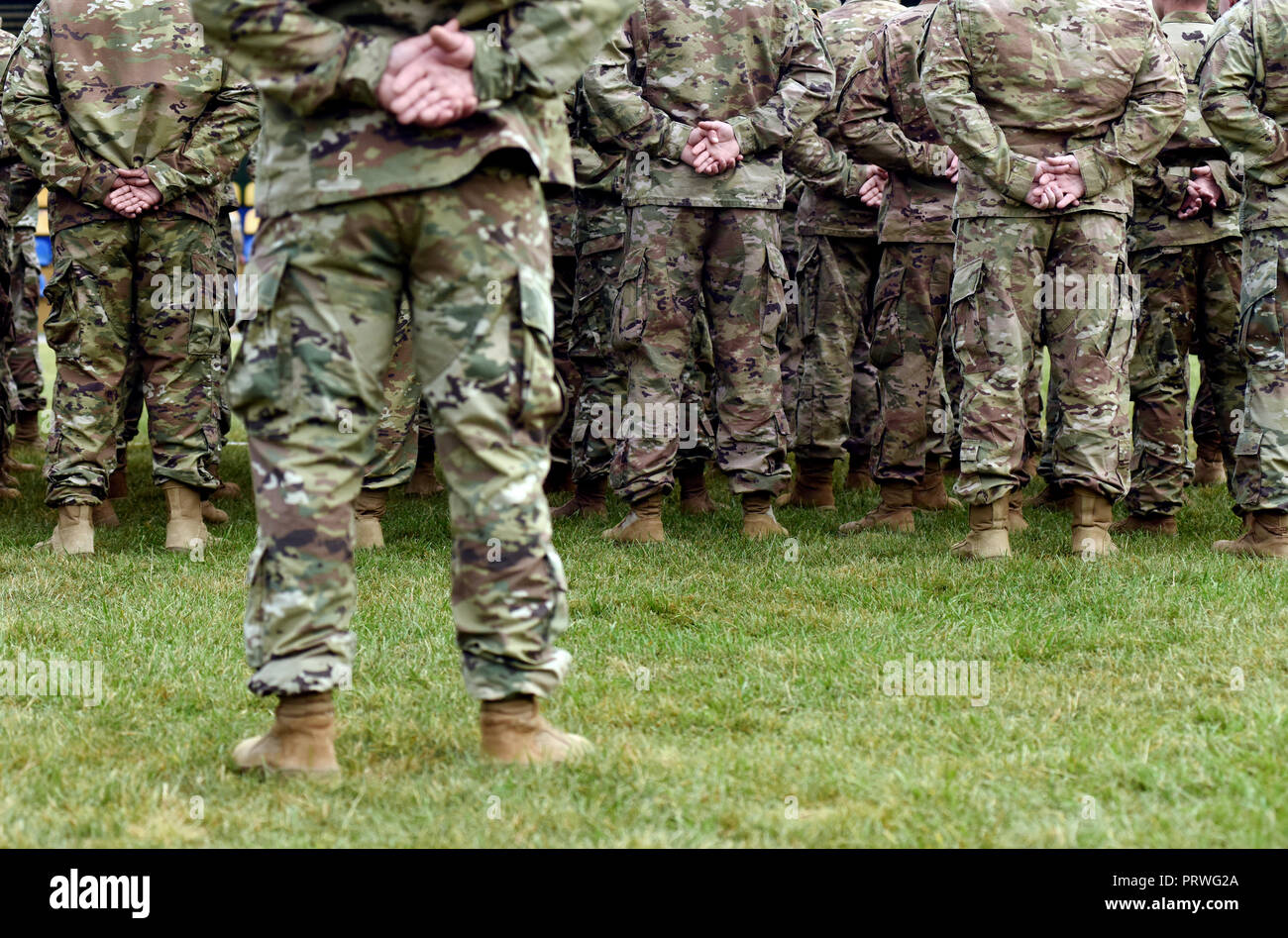 from back. army, military men Stock - Alamy
