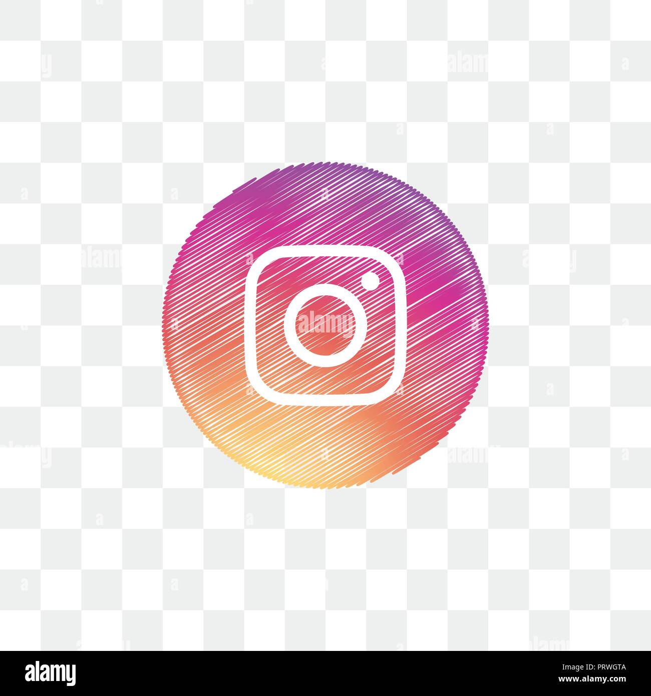 Instagram Social Media Icon Design Template Vector Stock Vector