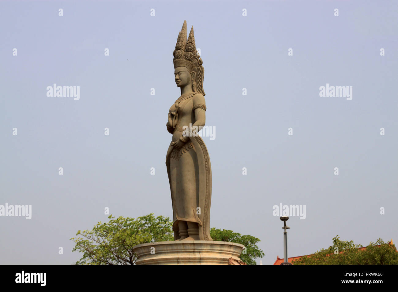 Buddha statue (used as amulets of Buddhism religion) in the city of