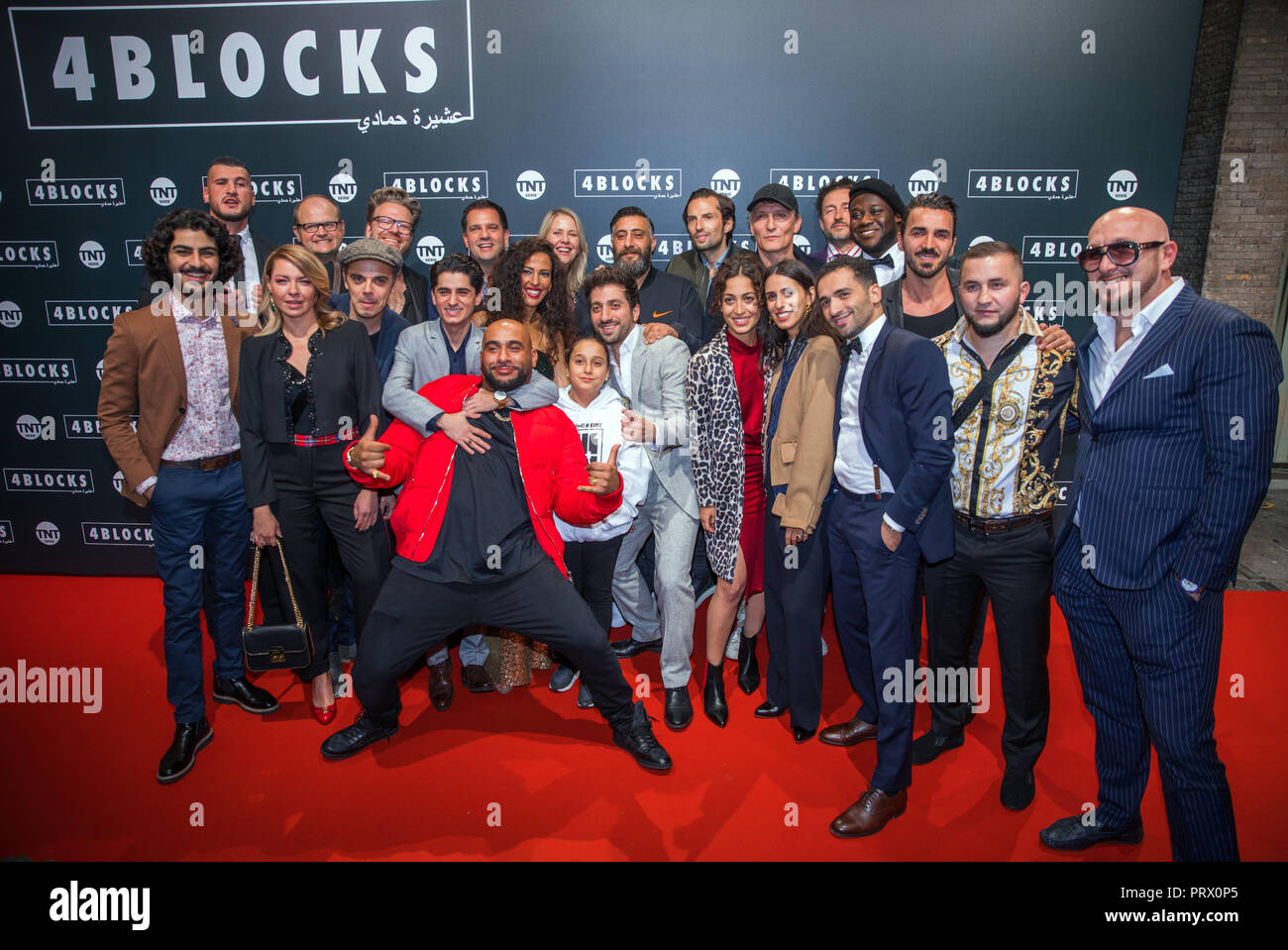 04 October 2018, Berlin: The rapper Gringo on the red carpet for the  premiere of the second season of the TNT series "4 Blocks". Photo: Jens  Büttner/dpa-Zentralbild/dpa Stock Photo - Alamy