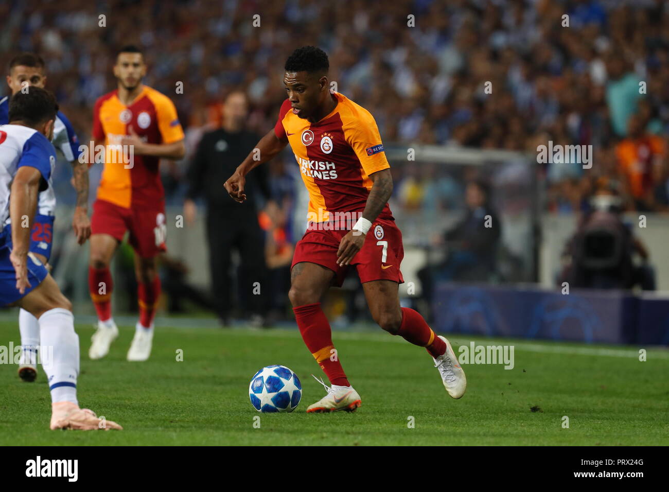Porto Portugal 3rd Oct 2018 Garry Rodrigues Galatasaray