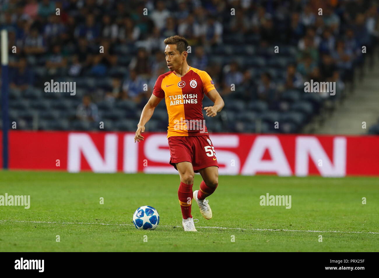 Porto Portugal 3rd Oct 2018 Yuto Nagatomo Galatasaray