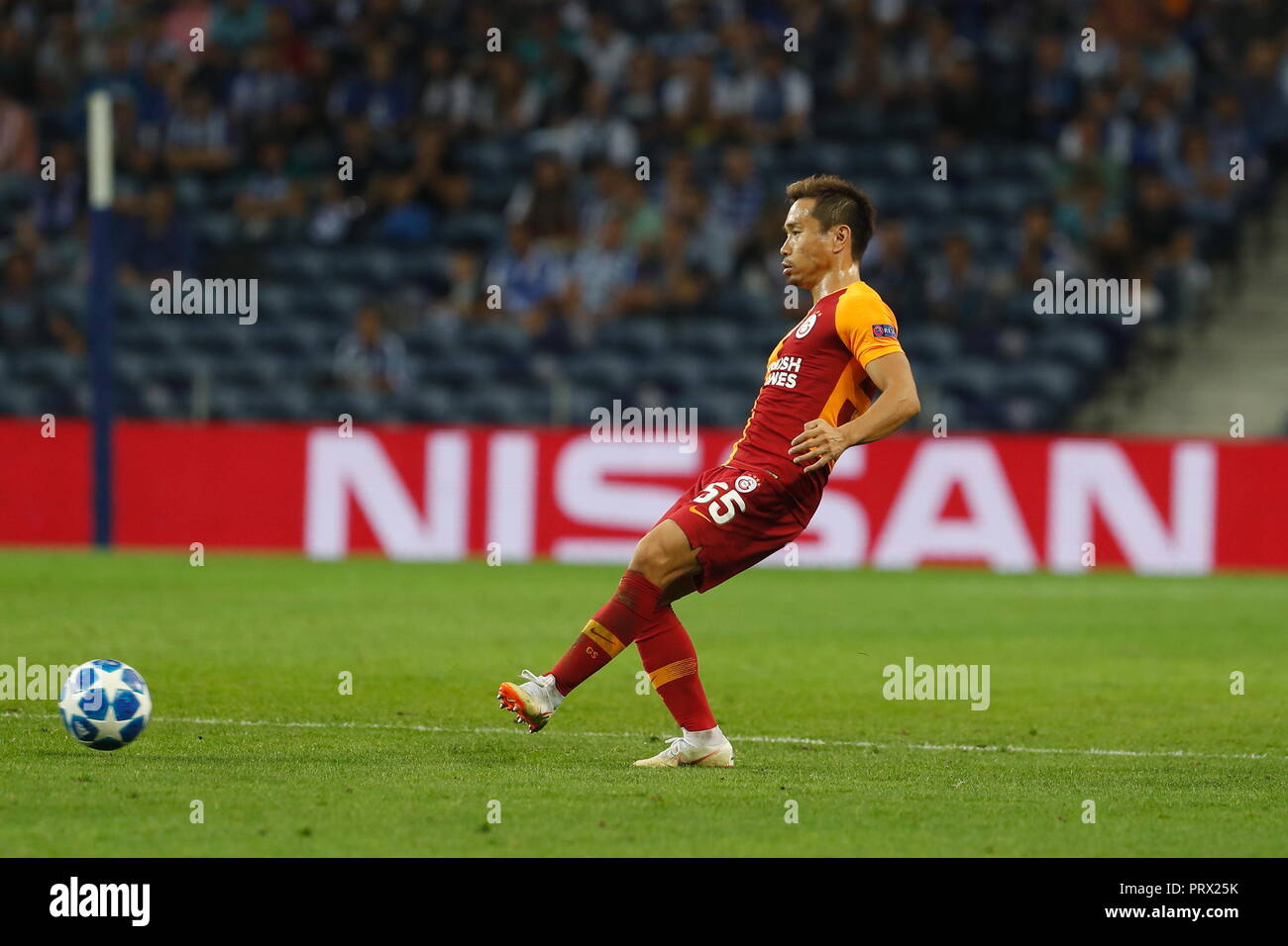 Porto Portugal 3rd Oct 2018 Yuto Nagatomo Galatasaray