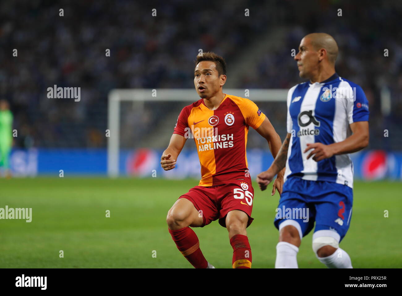 Porto Portugal 3rd Oct 2018 Yuto Nagatomo Galatasaray
