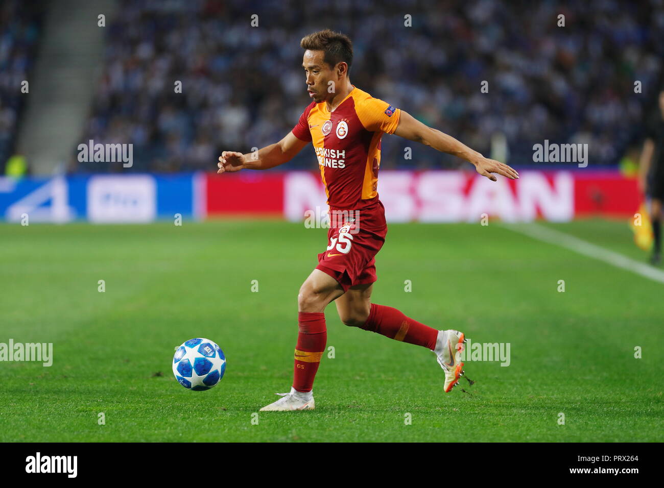 Porto Portugal 3rd Oct 2018 Yuto Nagatomo Galatasaray Football Soccer Uefa Champions League Group Stage Mtchday