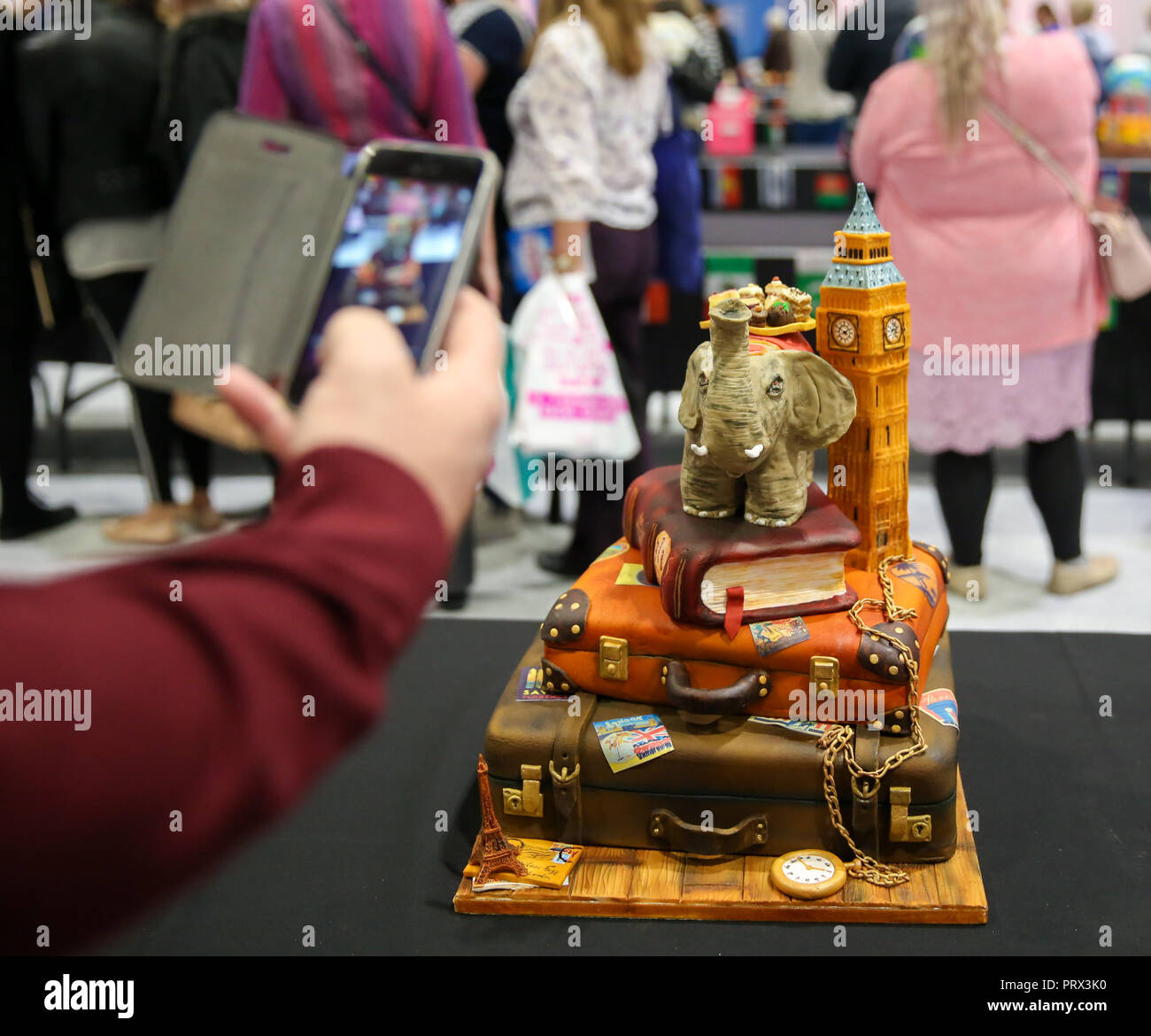 ExCeL London. UK 5 Oct 2018 The Cake and Bake Show, the UK’s biggest baking event opens its