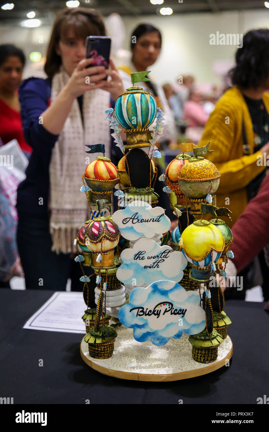 ExCeL London. UK 5 Oct 2018 The Cake and Bake Show, the UK’s biggest