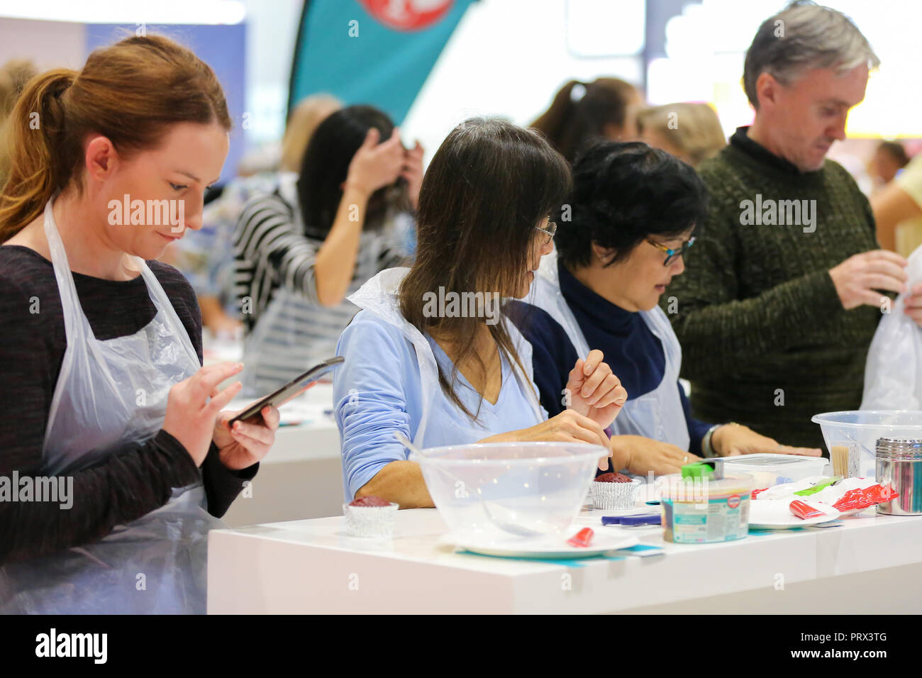 ExCeL London. UK 5 Oct 2018 The Cake and Bake Show, the UK’s biggest baking event opens its