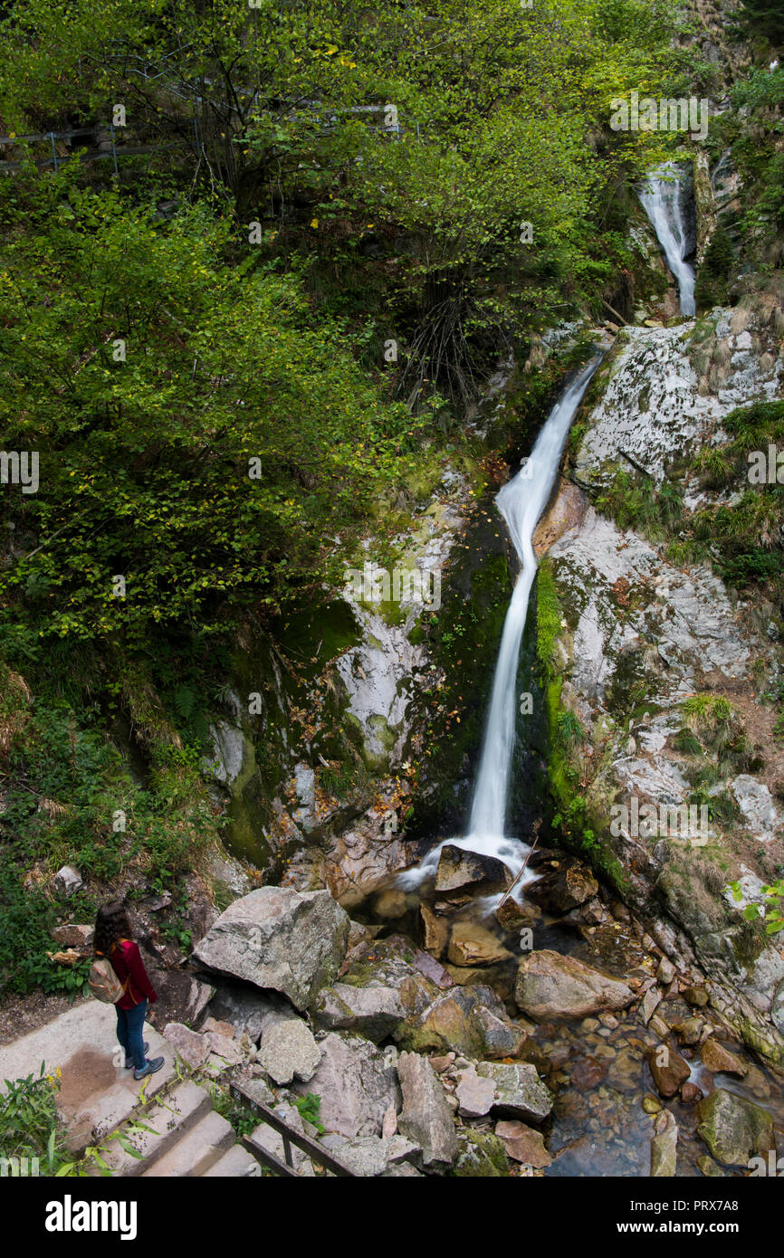 Waterfalls of Allerheiligen Stock Photo