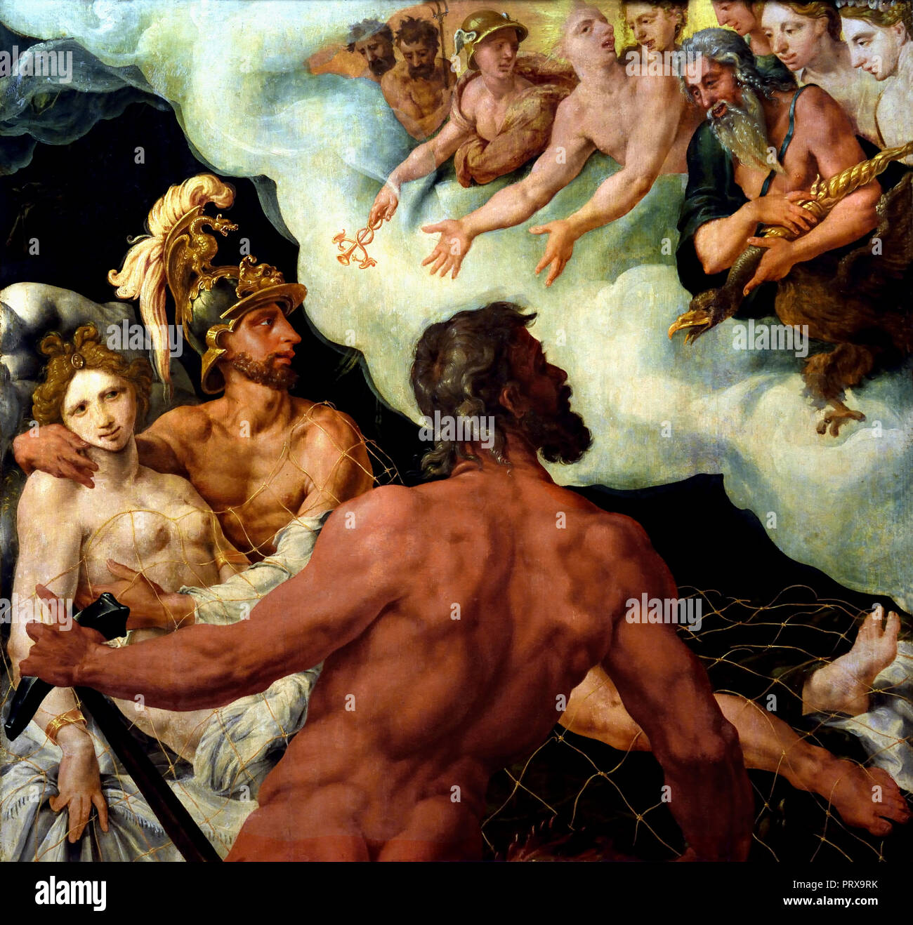 Vulkan, Venus and Mars 1540 Martin- Maerten van Heemskerck 1498-1574 ...
