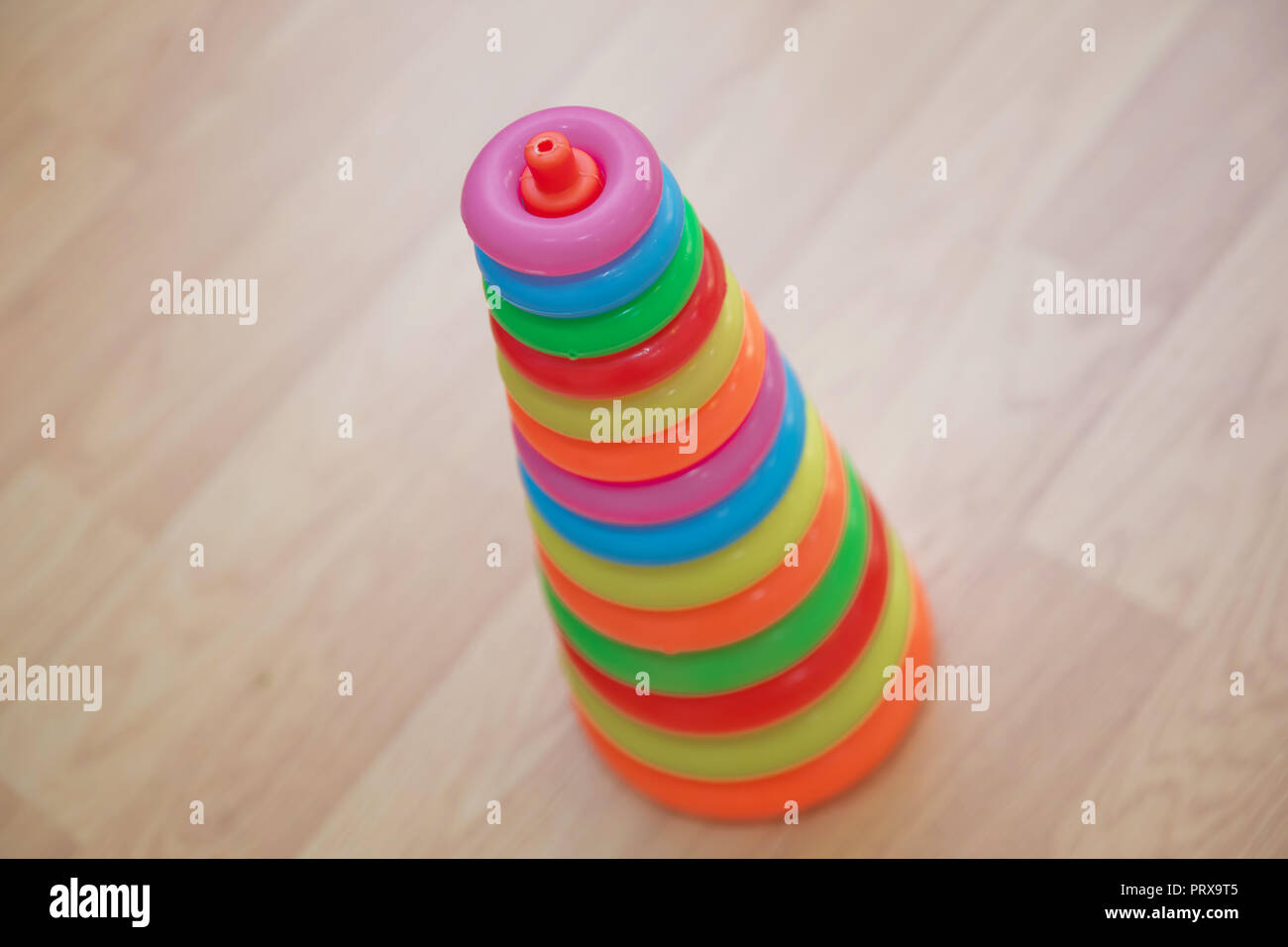 Child build tower from wooden hi-res stock photography and images - Alamy