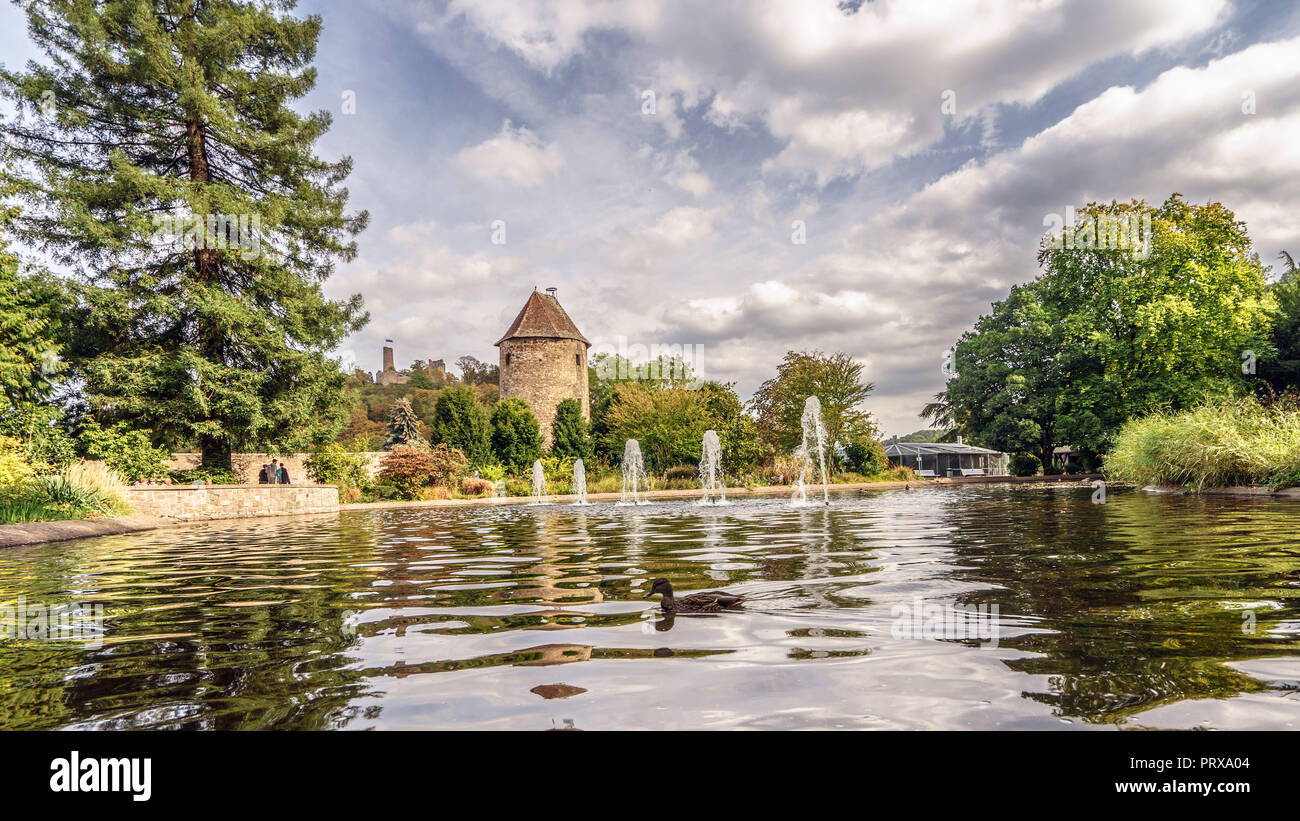 Weinheim Caste Garten Park Stock Photo 221240100 Alamy