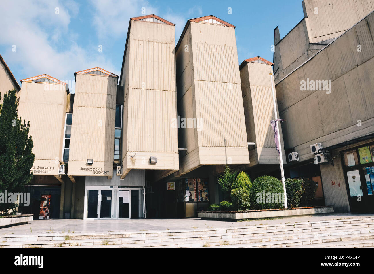 Ss. Cyril and Methodius University of Skopje (built 1974, architect