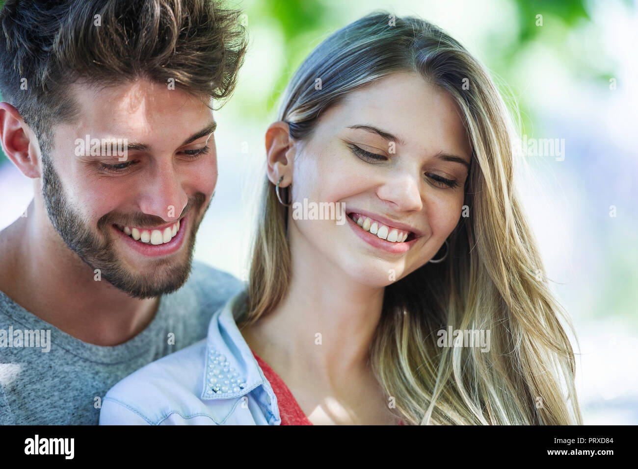 Couple taking close up hi-res stock photography and images - Alamy