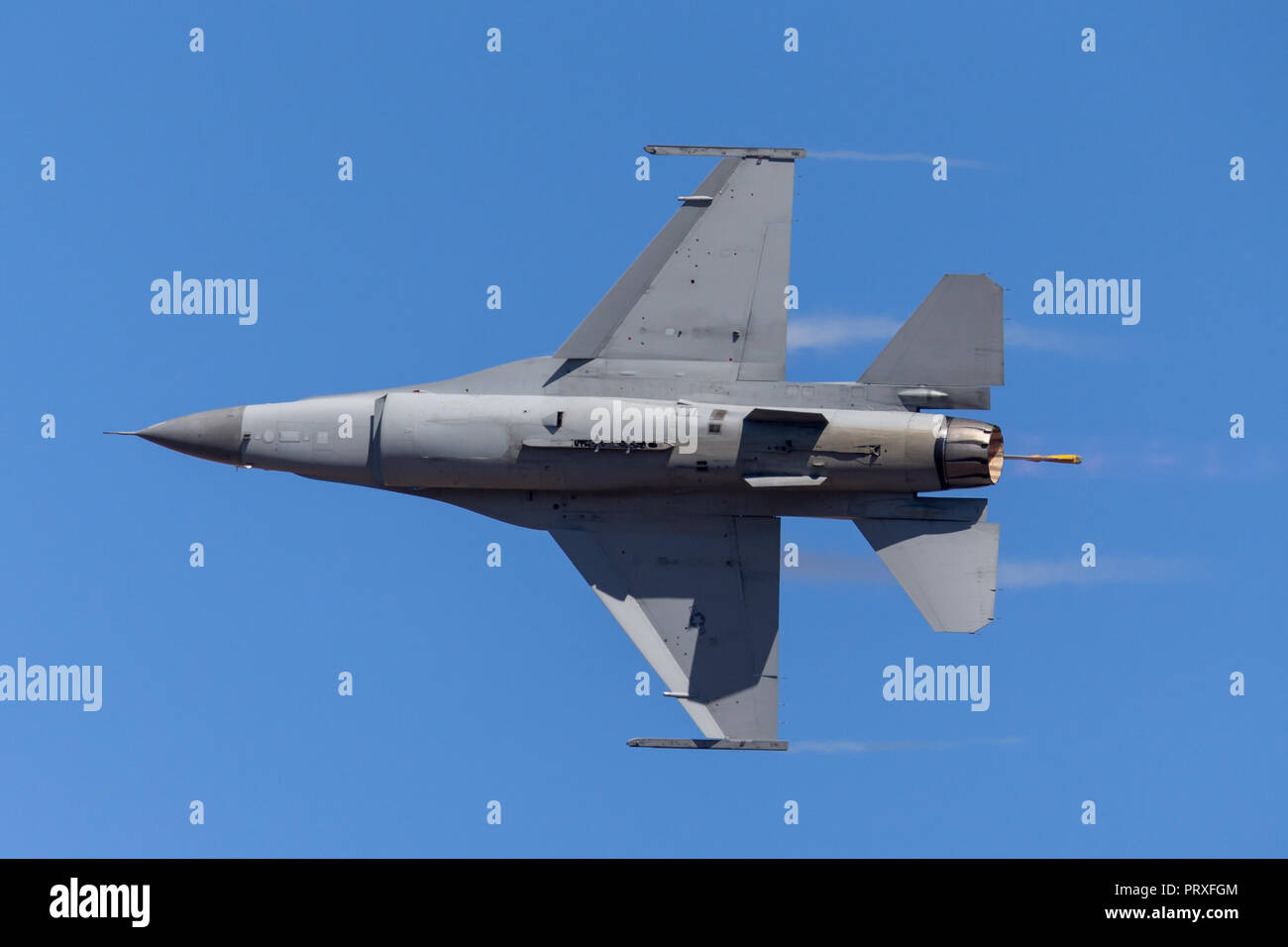 United Staes Air Force (USAF) Lockheed F-16CJ Fighting Falcon 90-0824 from the 14th Fighter Squadron, 35th Fighter Wing at Misawa Air Base, Japan. Stock Photo