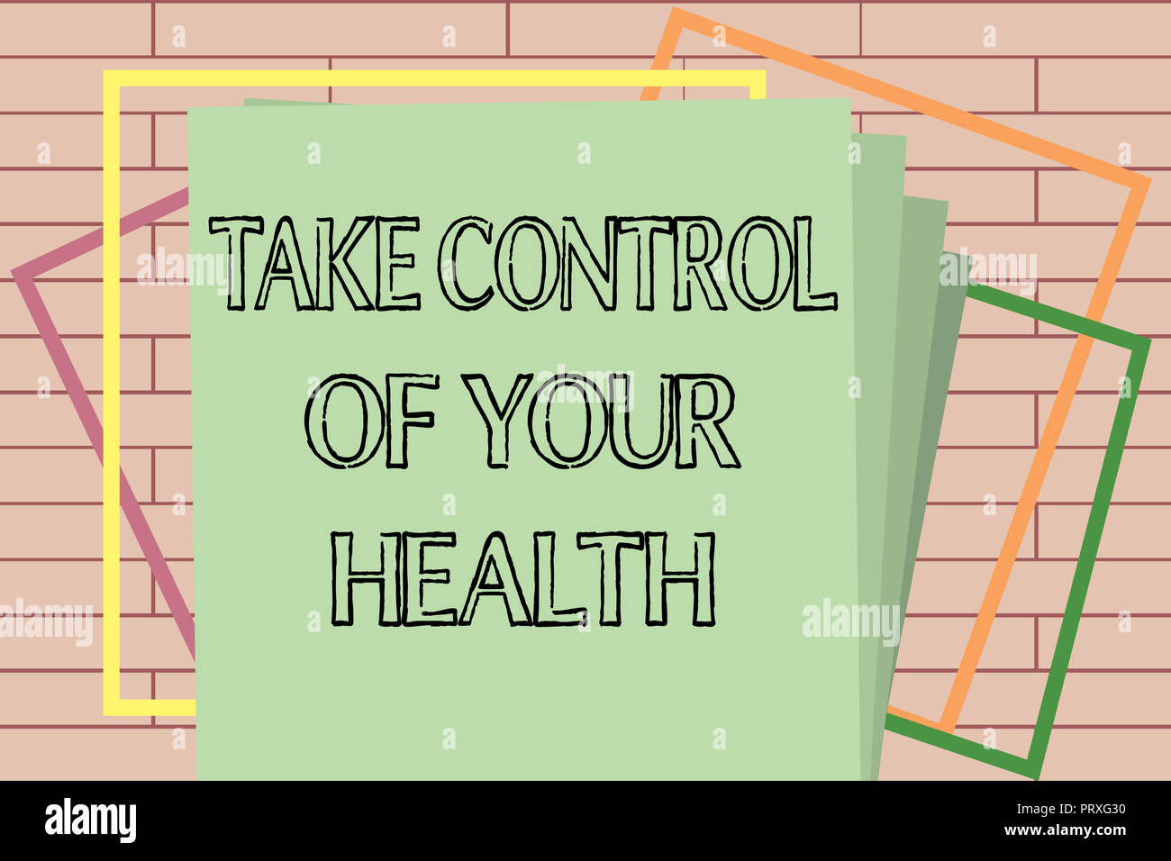 Handwriting text writing Take Control Of Your Health. Concept meaning