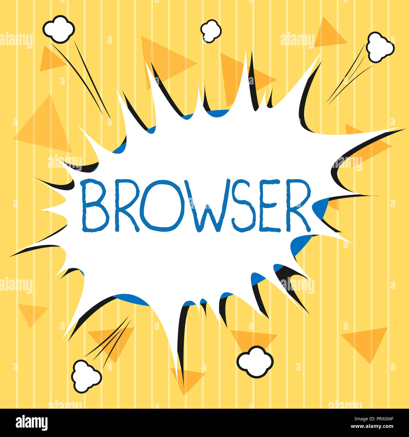 Handwriting text Browser. Concept meaning Computer program Graphical user interface Displaying